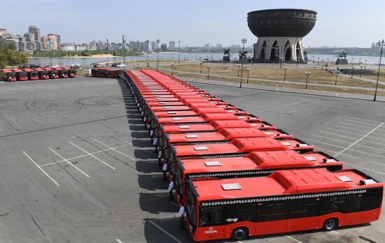 Презентация газомоторных автобусов "НефАЗ" в Казани