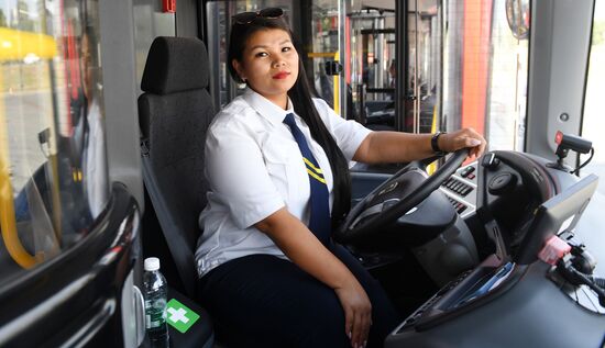 Презентация газомоторных автобусов "НефАЗ" в Казани