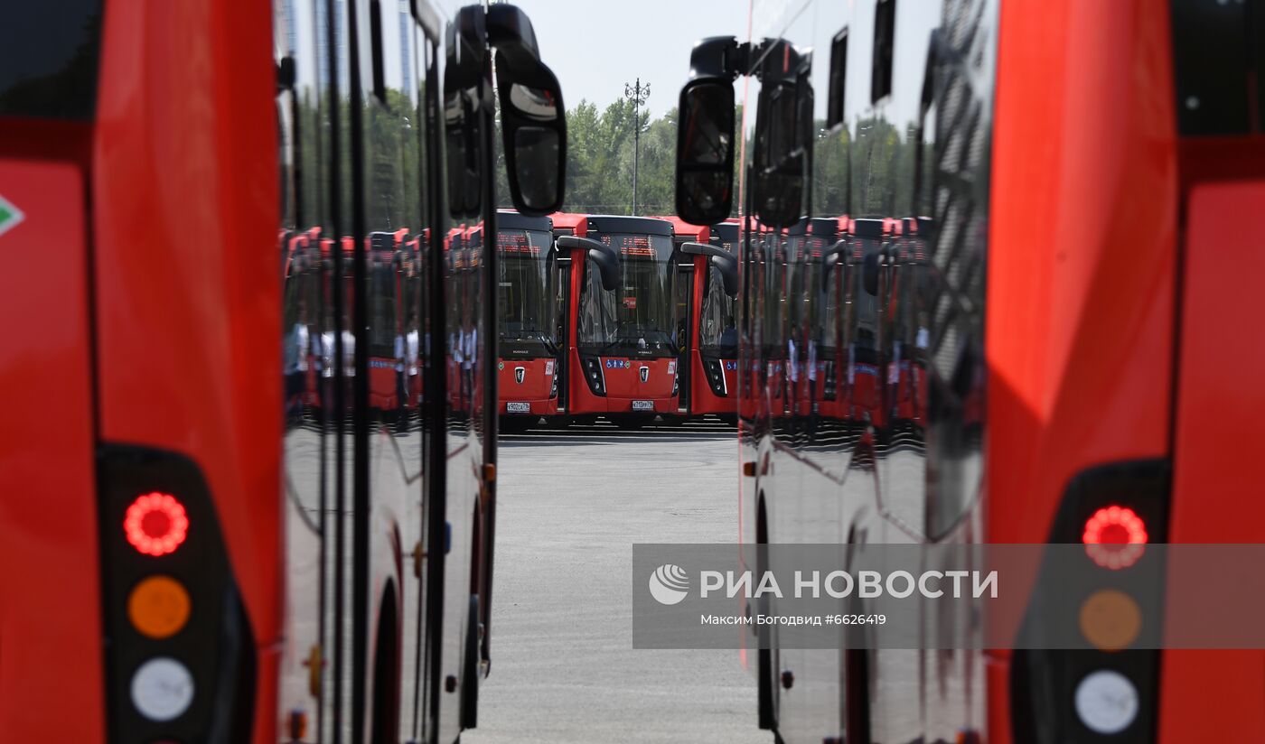 Презентация газомоторных автобусов "НефАЗ" в Казани