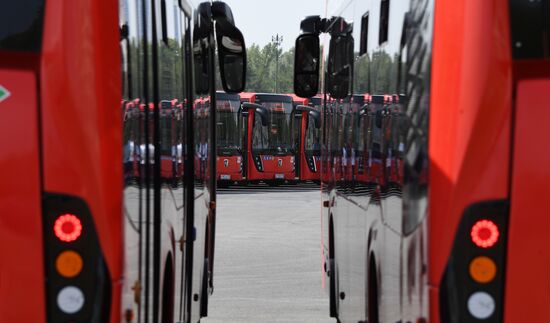 Презентация газомоторных автобусов "НефАЗ" в Казани