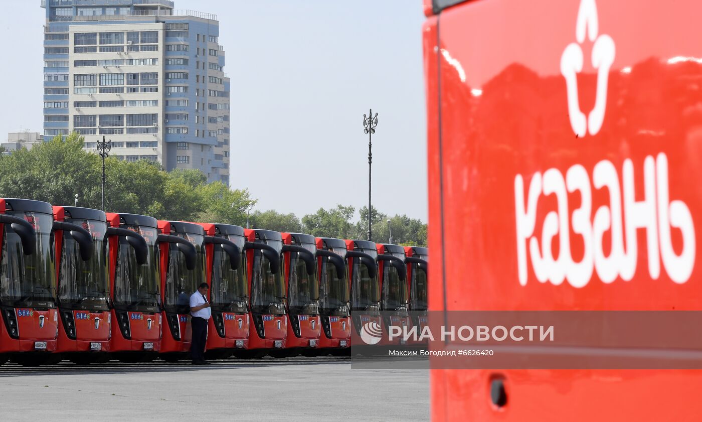 Презентация газомоторных автобусов "НефАЗ" в Казани