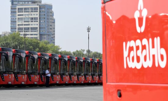 Презентация газомоторных автобусов "НефАЗ" в Казани