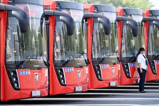 Презентация газомоторных автобусов "НефАЗ" в Казани