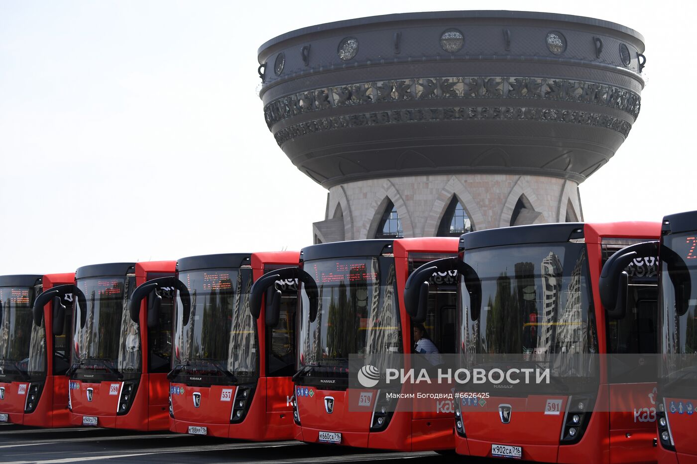 Презентация газомоторных автобусов "НефАЗ" в Казани