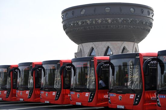 Презентация газомоторных автобусов "НефАЗ" в Казани