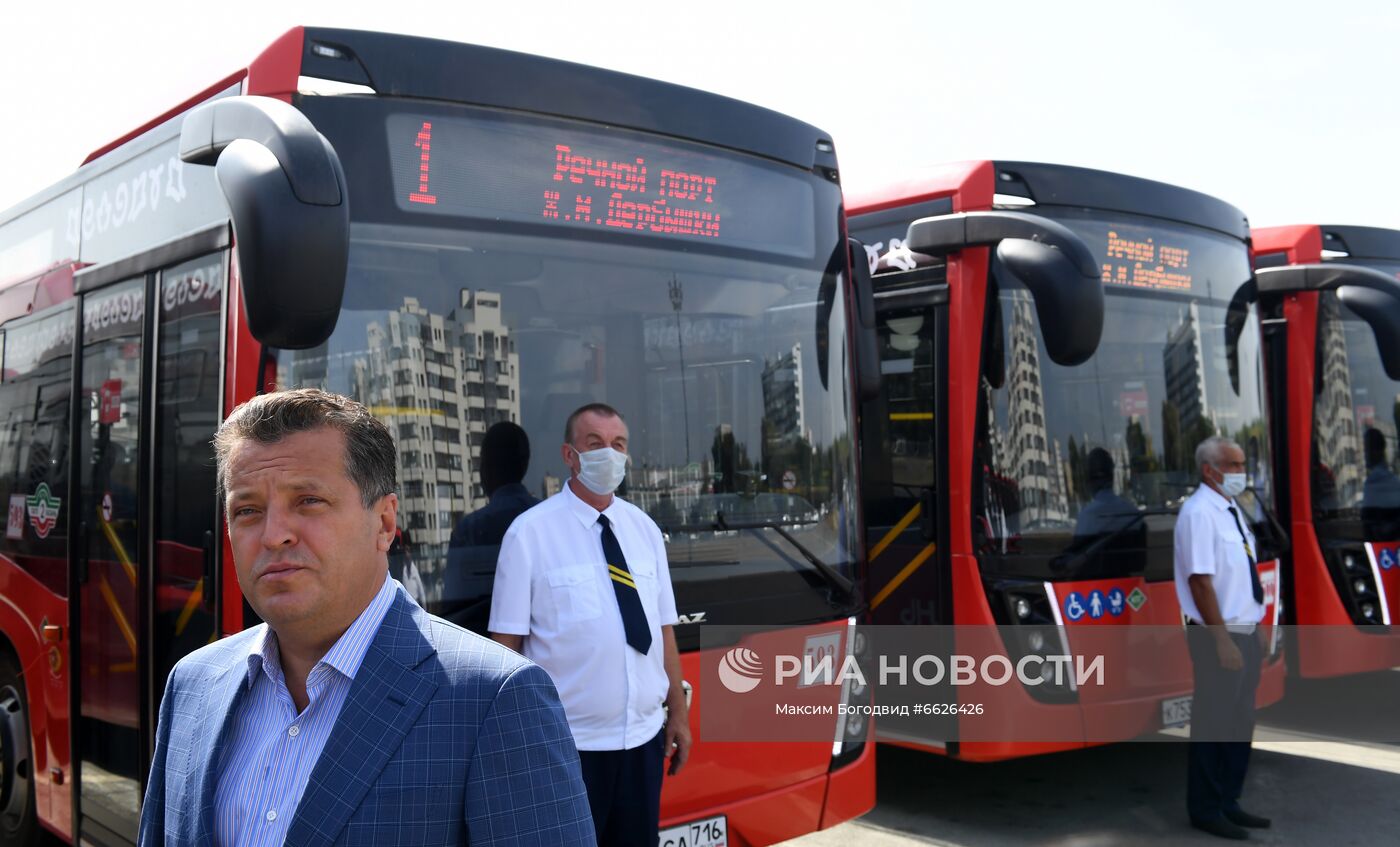 Презентация газомоторных автобусов "НефАЗ" в Казани