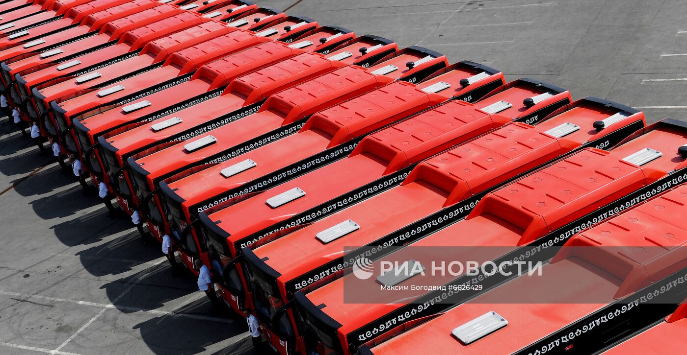 Презентация газомоторных автобусов "НефАЗ" в Казани