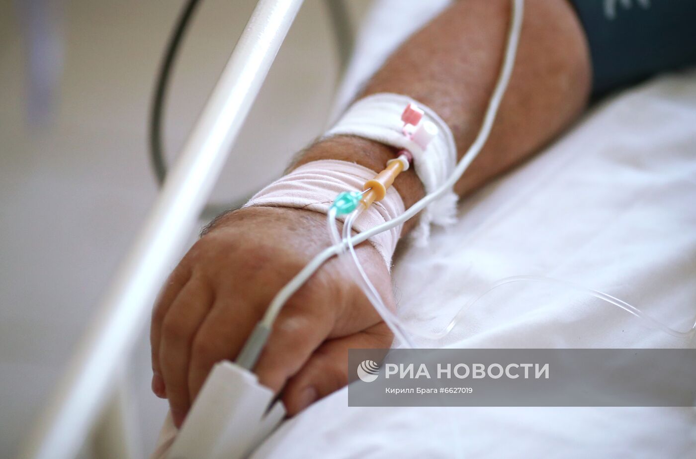 Лечение больных с Covid-19 в больнице скорой помощи в Волгограде