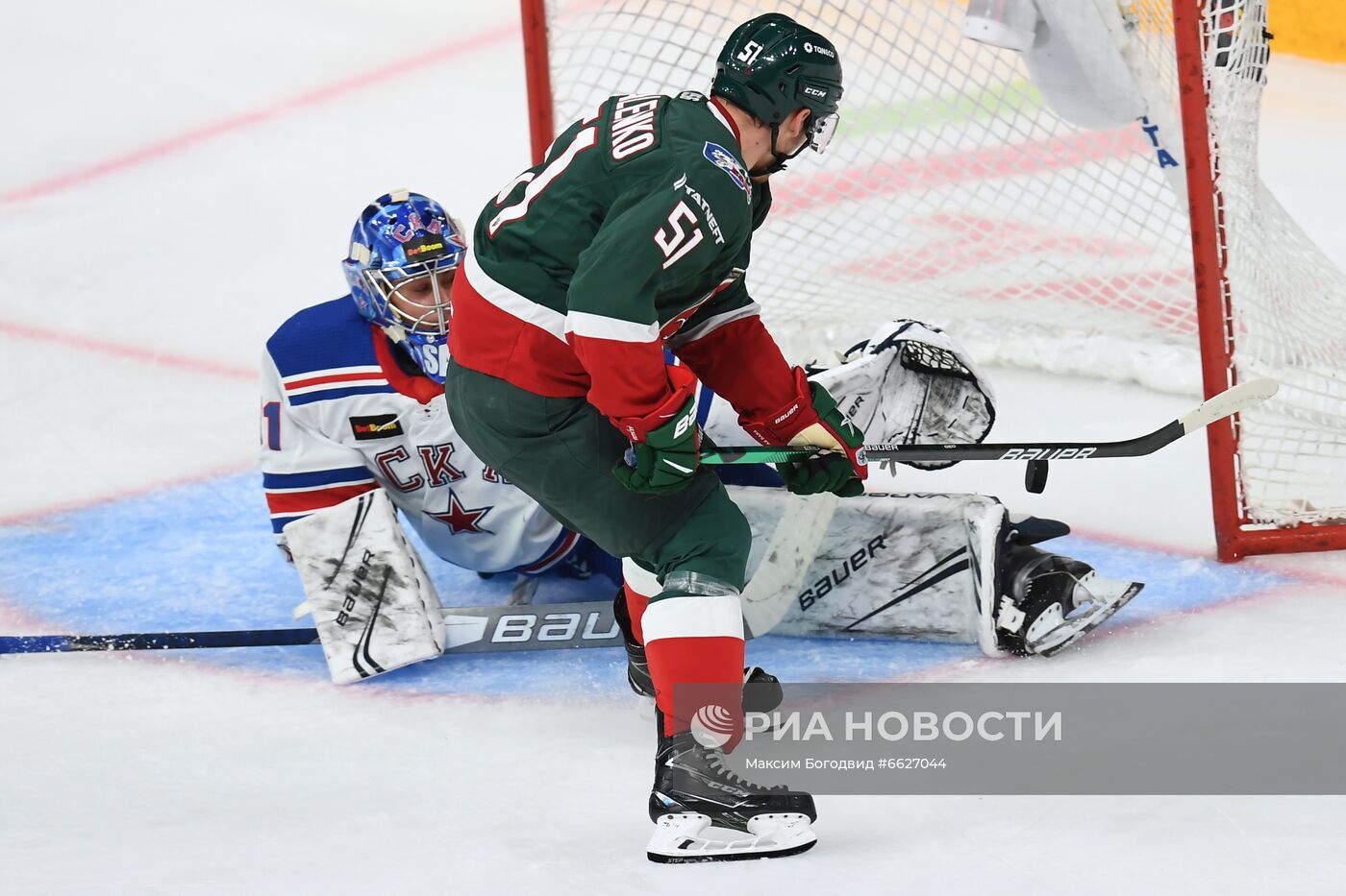 Хоккей. TАНЕКО Кубок чемпионов. Матч "Ак Барс" – СКА