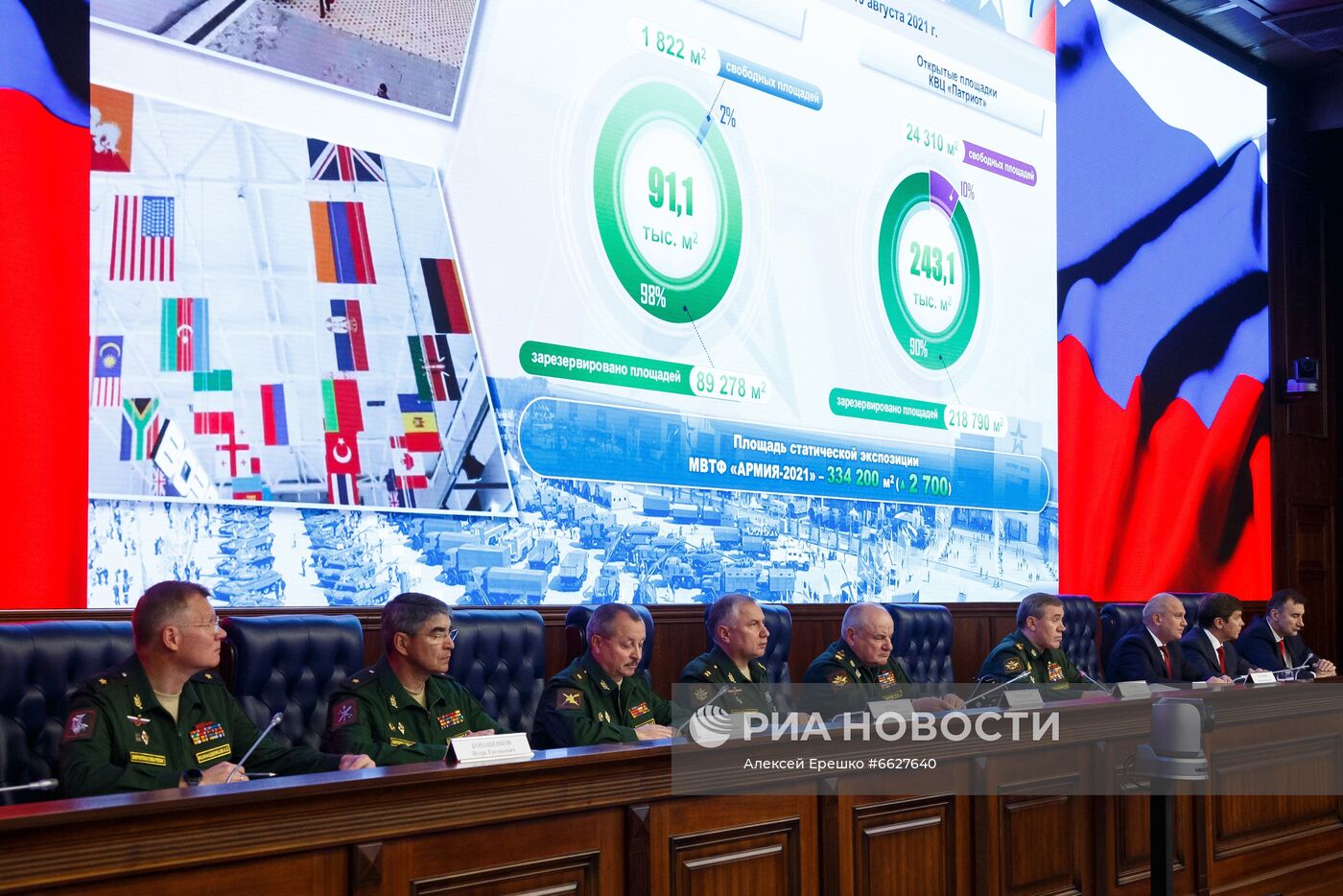 Брифинг Минобороны РФ для иностранных военных атташе в Москве