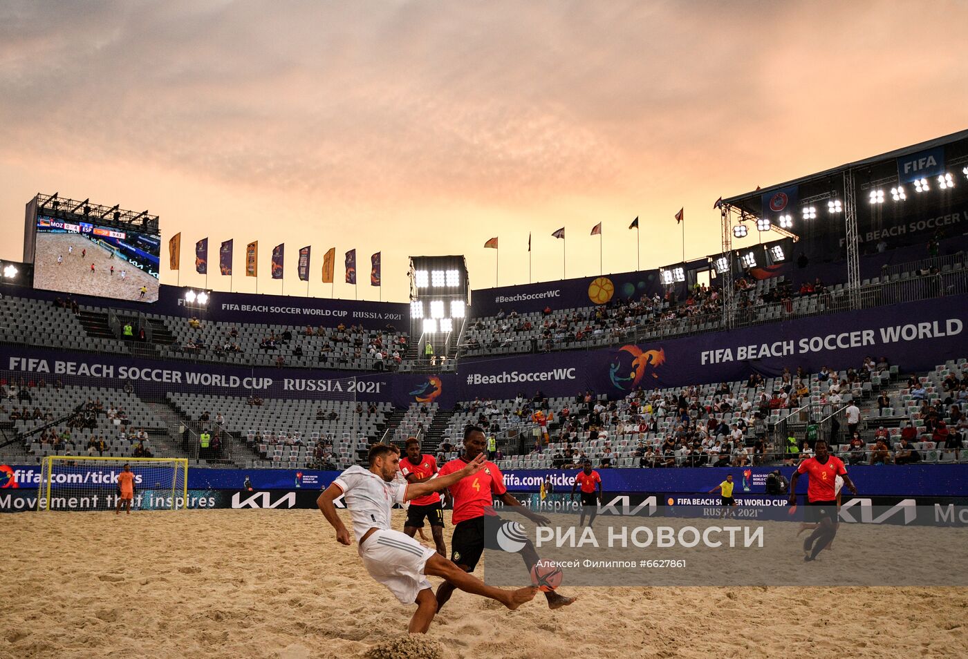 Пляжный футбол. ЧМ-2021. Матч Мозамбик - Испания