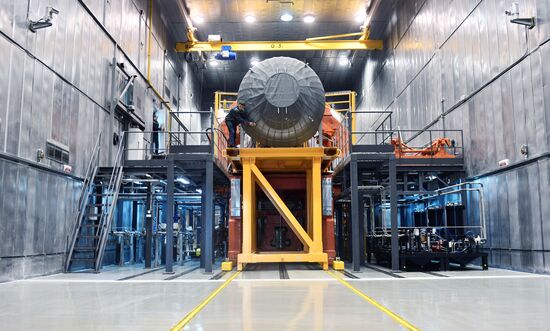 Запуск станции испытания двигателей на Арамильском авиаремонтном заводе