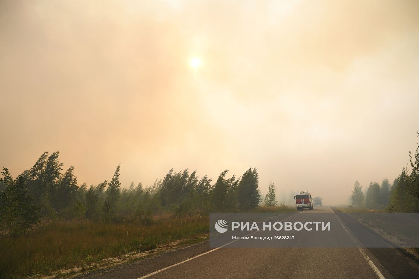 Лесные пожары в Республике Марий Эл