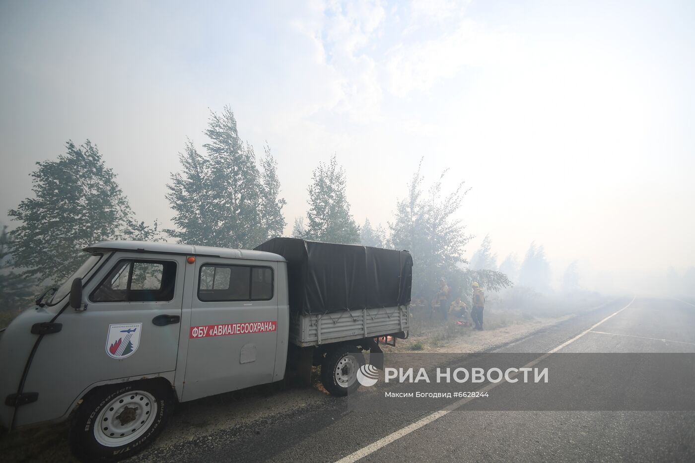 Лесные пожары в Республике Марий Эл