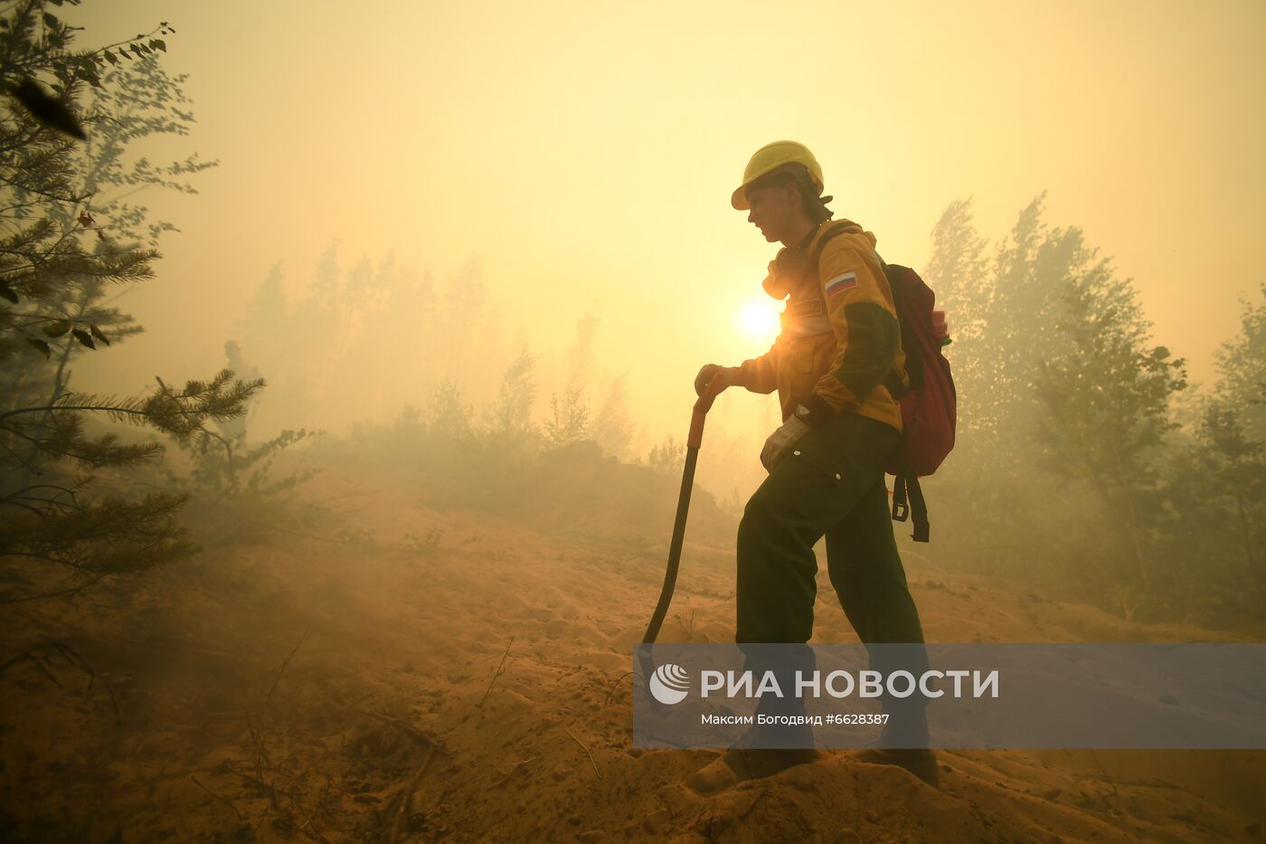 Лесные пожары в Республике Марий Эл