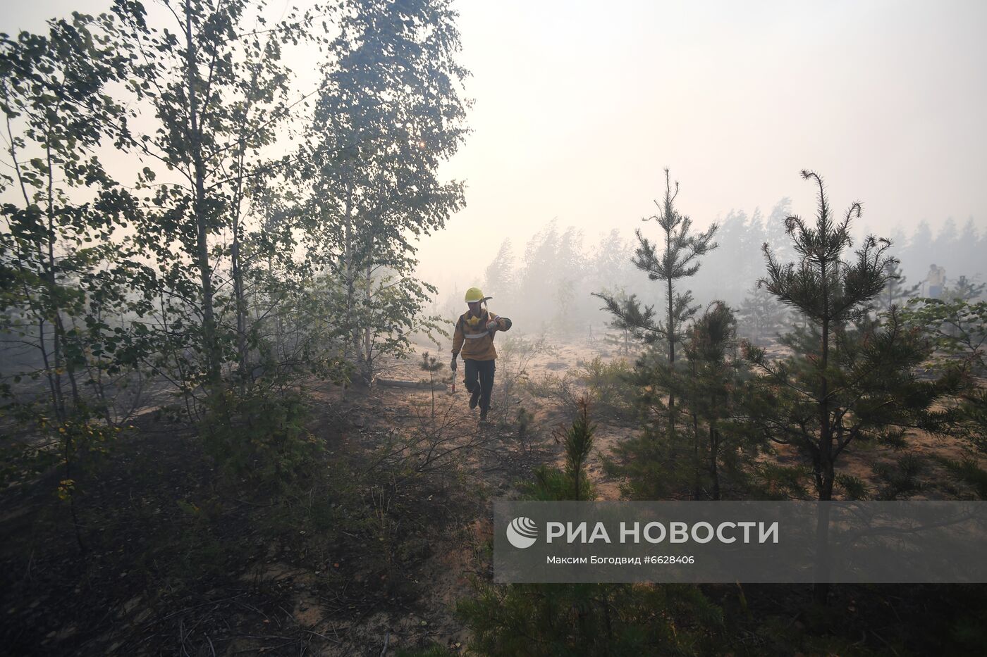 Лесные пожары в республике Марий Эл