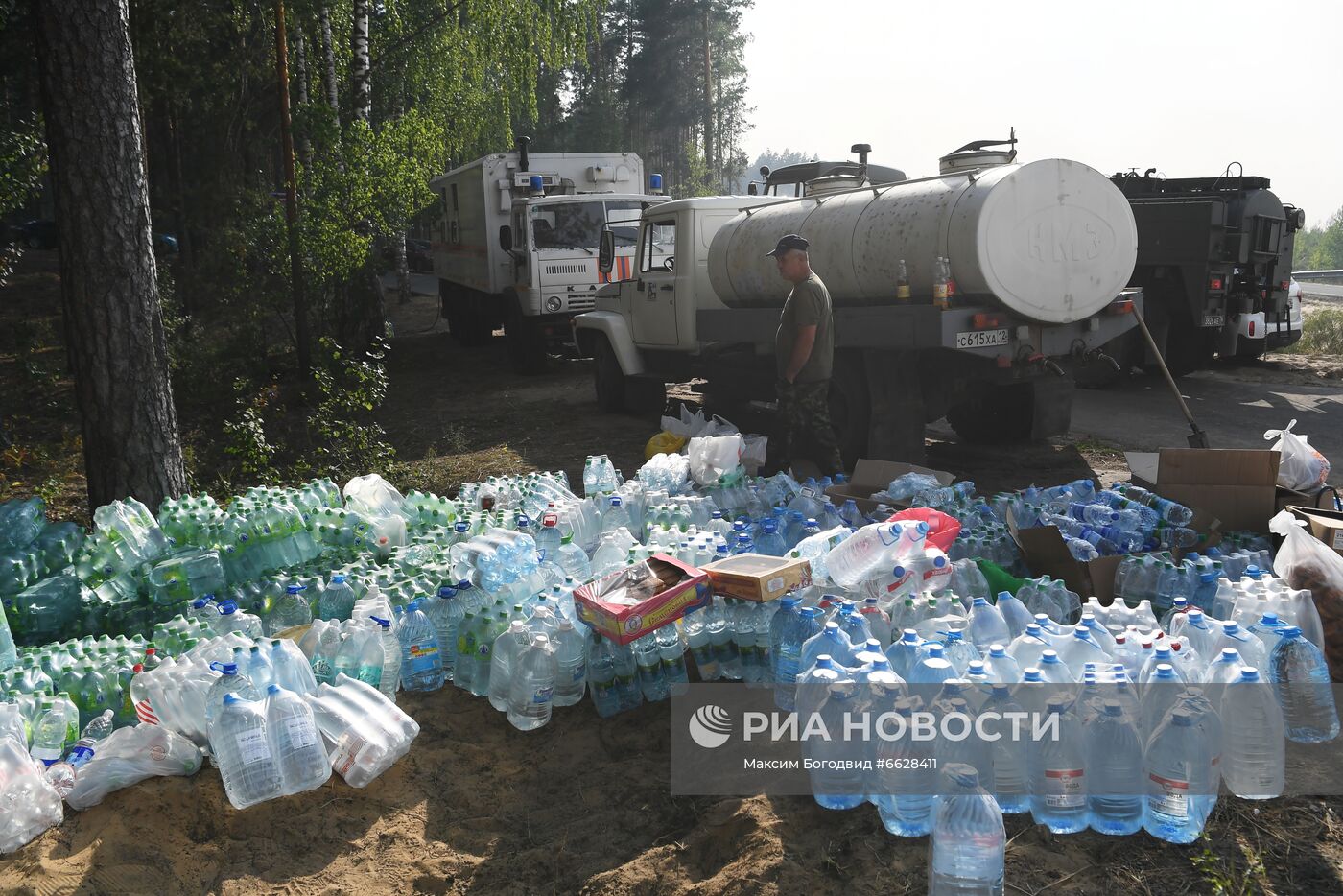 Лесные пожары в республике Марий Эл