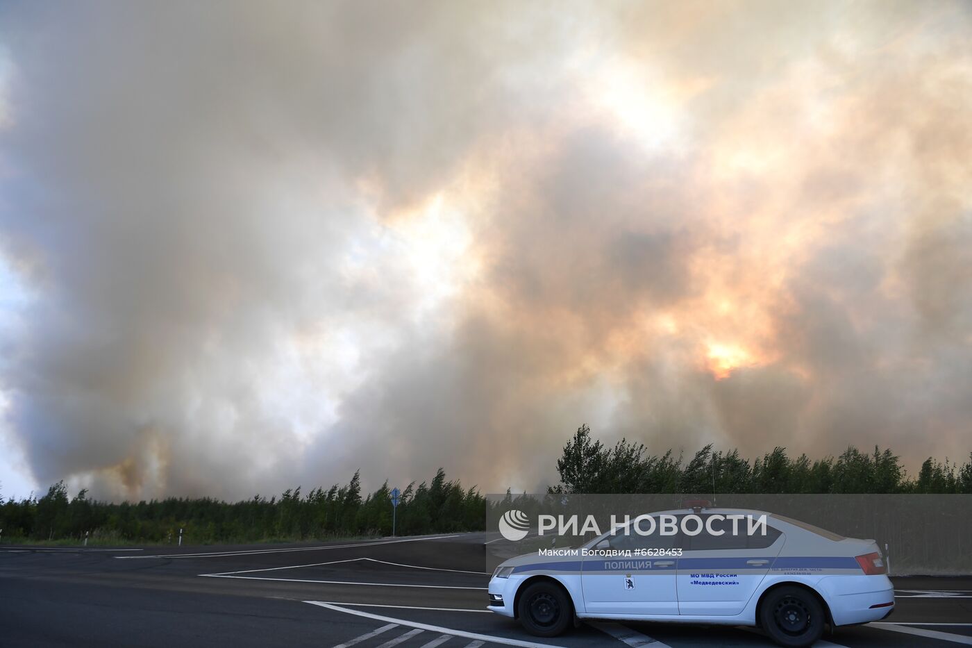 Лесные пожары в Республике Марий Эл