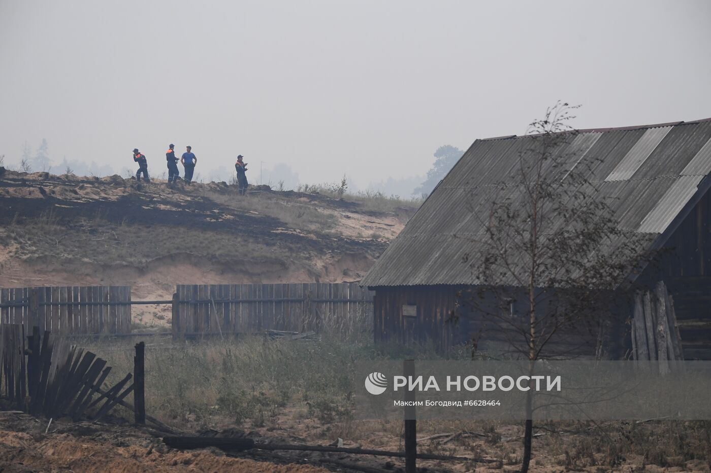 Лесные пожары в Республике Марий Эл