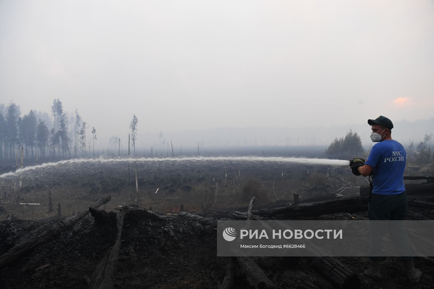 Лесные пожары в Республике Марий Эл