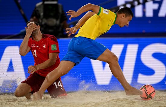 Пляжный футбол. ЧМ-2021. Матч Швейцария - Бразилия