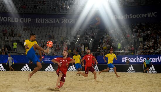 Пляжный футбол. ЧМ-2021. Матч Швейцария - Бразилия