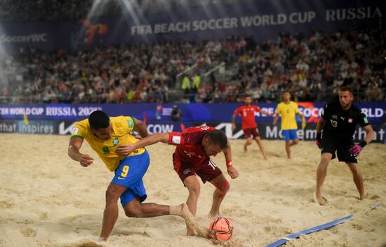 Пляжный футбол. ЧМ-2021. Матч Швейцария - Бразилия