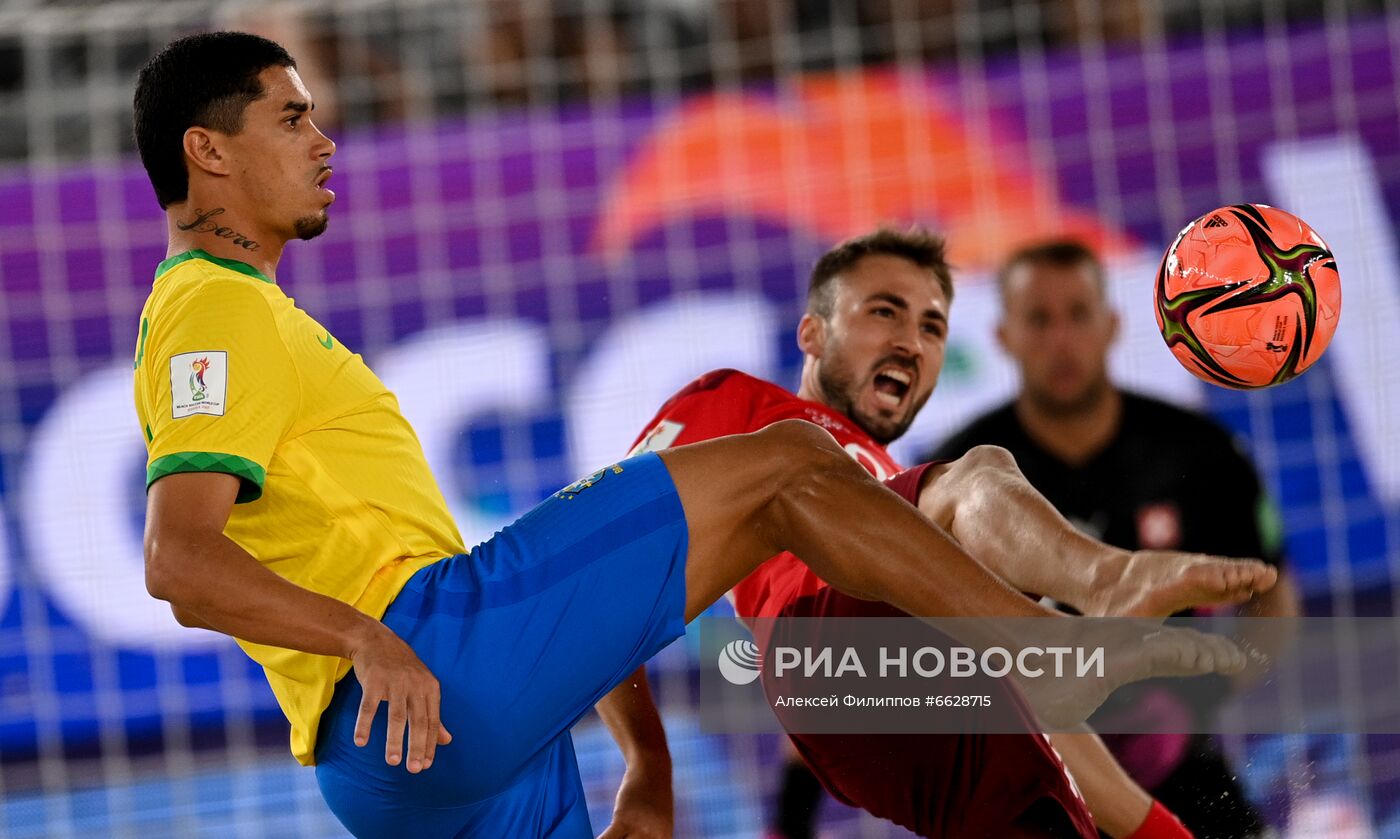 Пляжный футбол. ЧМ-2021. Матч Швейцария - Бразилия