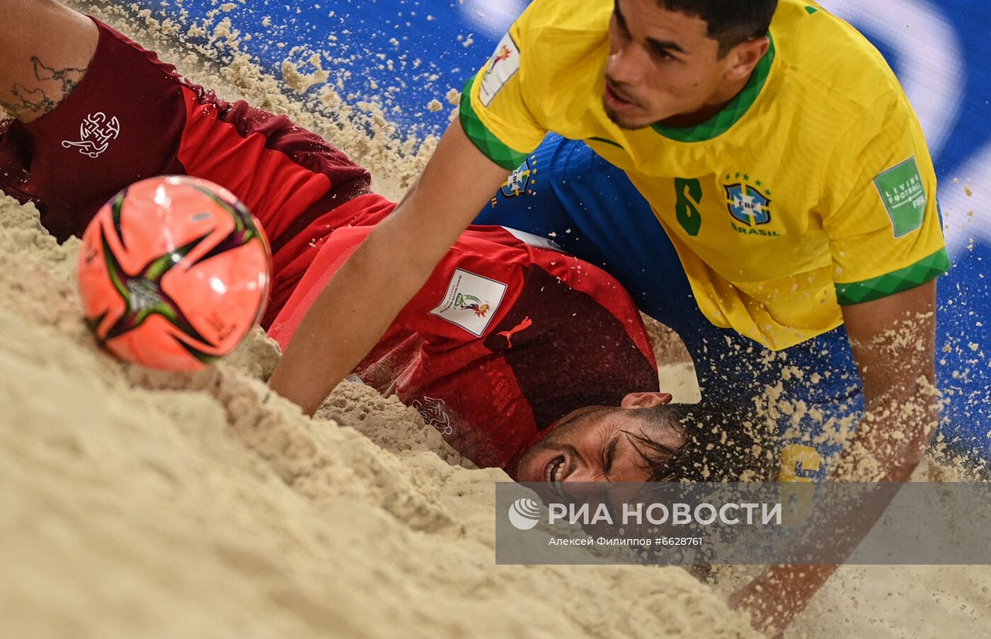 Пляжный футбол. ЧМ-2021. Матч Швейцария - Бразилия