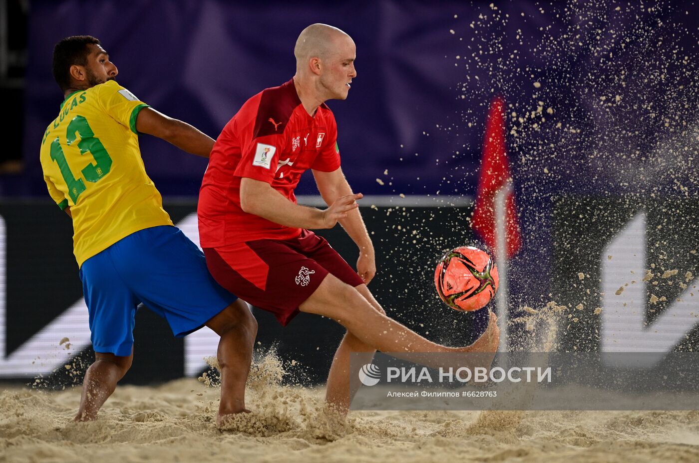 Пляжный футбол. ЧМ-2021. Матч Швейцария - Бразилия