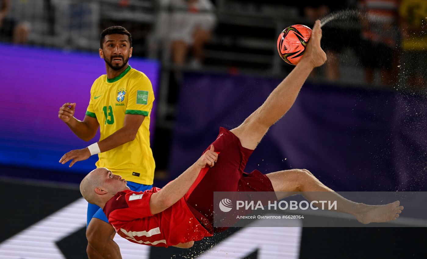 Пляжный футбол. ЧМ-2021. Матч Швейцария - Бразилия