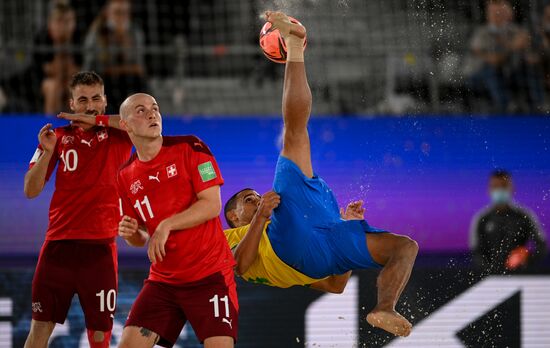 Пляжный футбол. ЧМ-2021. Матч Швейцария - Бразилия