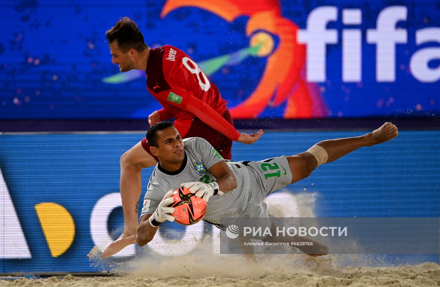 Пляжный футбол. ЧМ-2021. Матч Швейцария - Бразилия