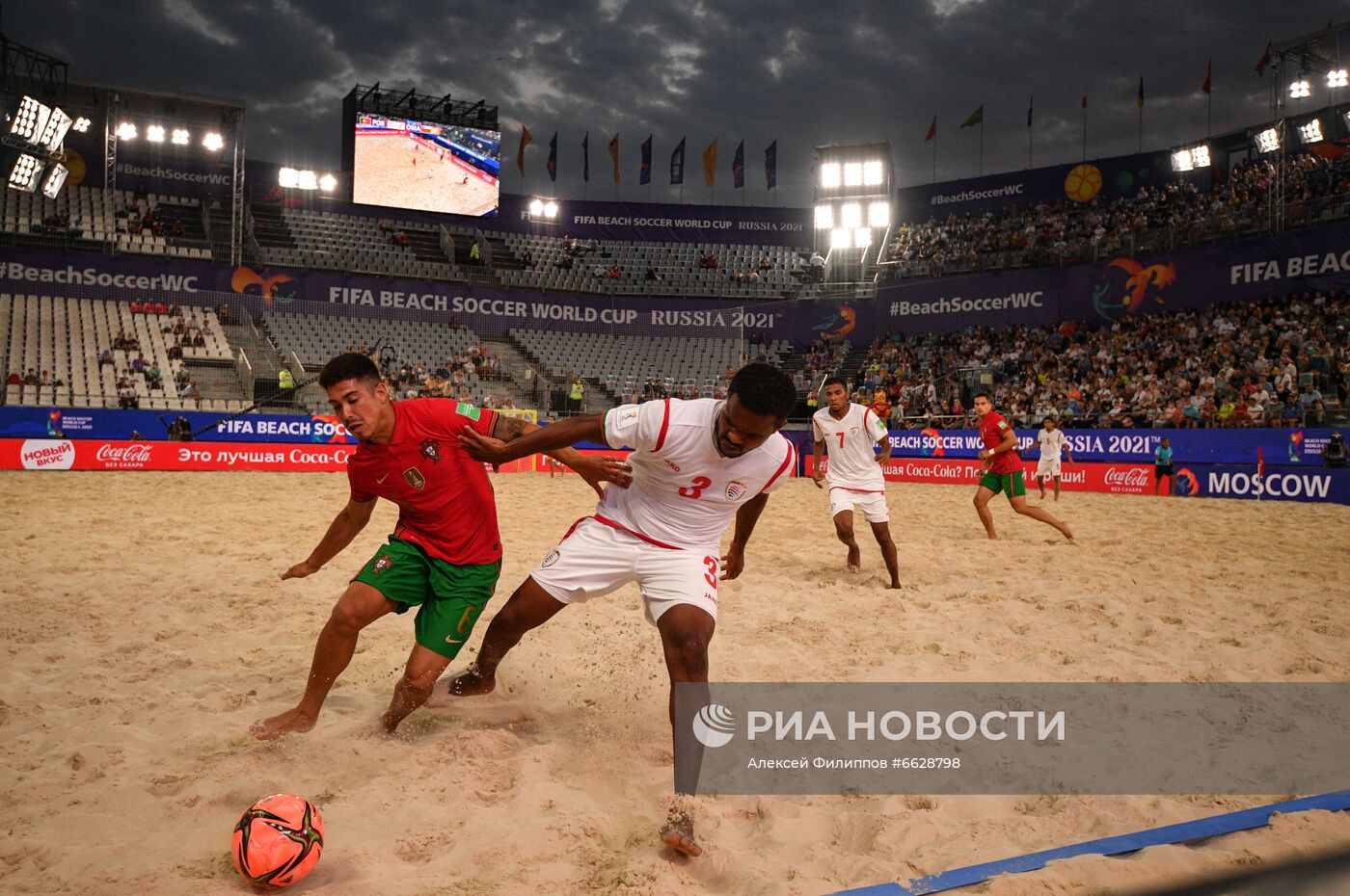 Пляжный футбол. ЧМ-2021. Матч Португалия - Оман