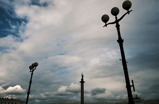 Пасмурная погода в Санкт-Петербурге