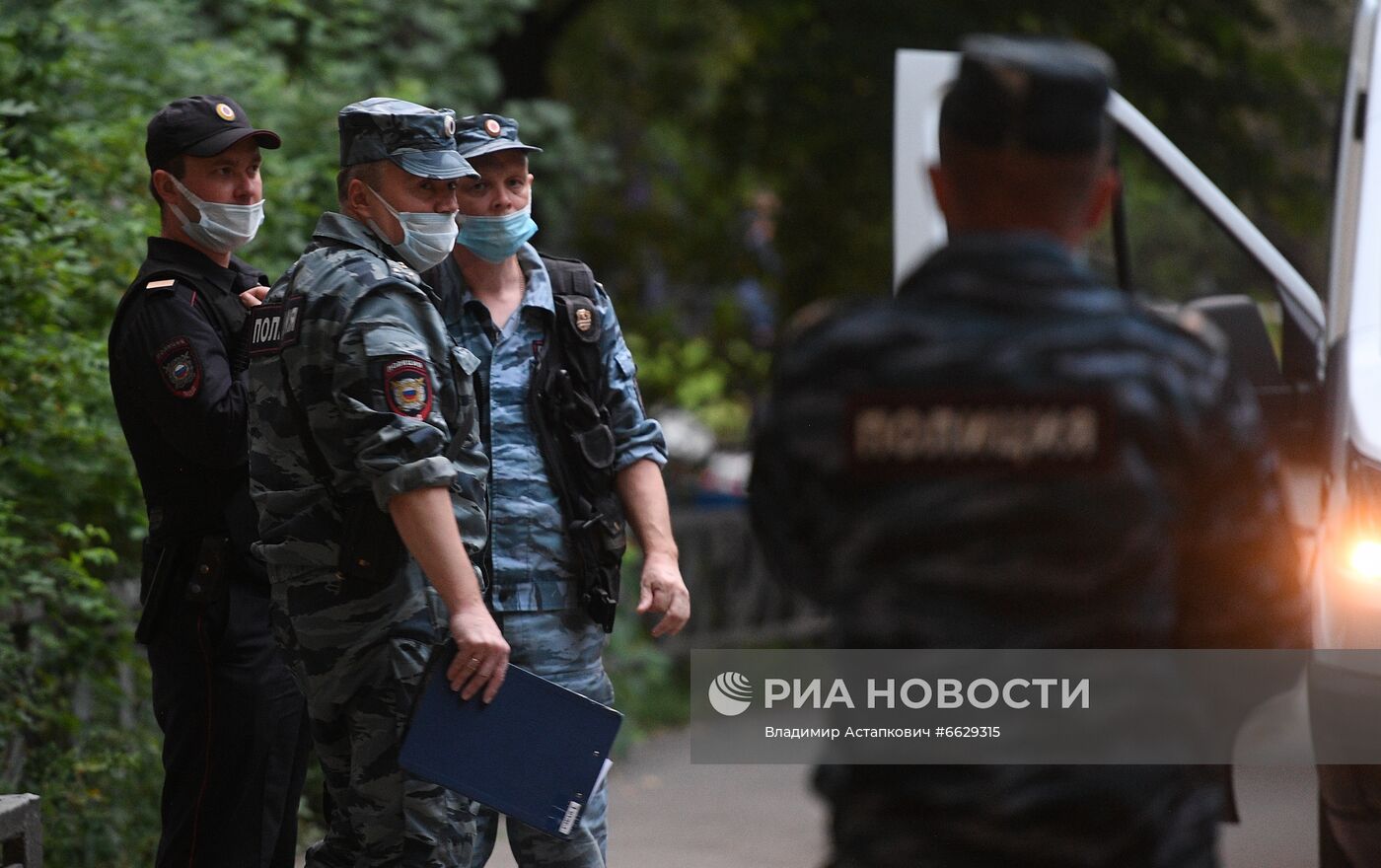 Взрыв гранаты на Малой Набережной в Москве