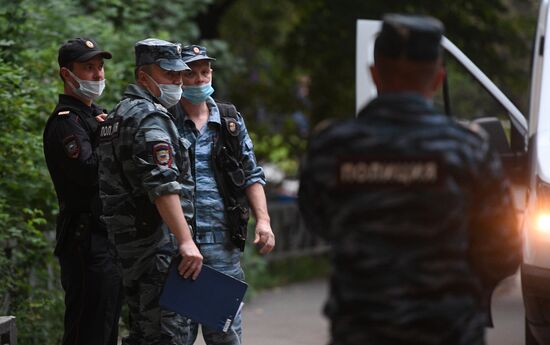Взрыв гранаты на Малой Набережной в Москве