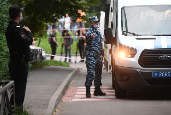 Взрыв на Малой Набережной в Москве