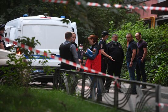 Взрыв на Малой Набережной в Москве