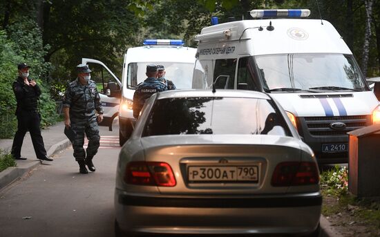 Взрыв на Малой Набережной в Москве