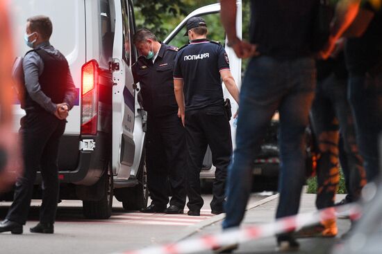 Взрыв на Малой Набережной в Москве