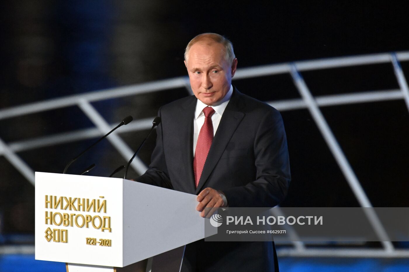 Рабочая поездка президента РФ В. Путин в Нижний Новгород