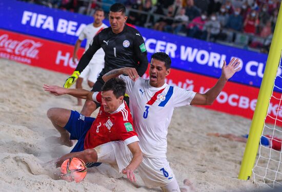 Пляжный футбол. ЧМ-2021. Матч Россия - Парагвай