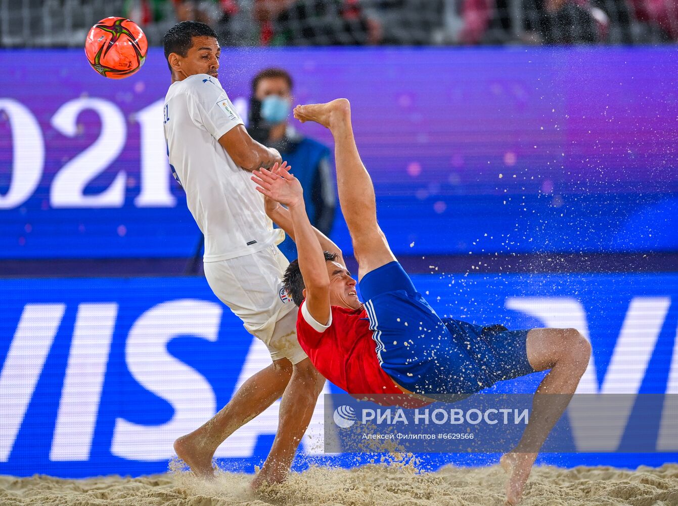 Пляжный футбол. ЧМ-2021. Матч Россия - Парагвай
