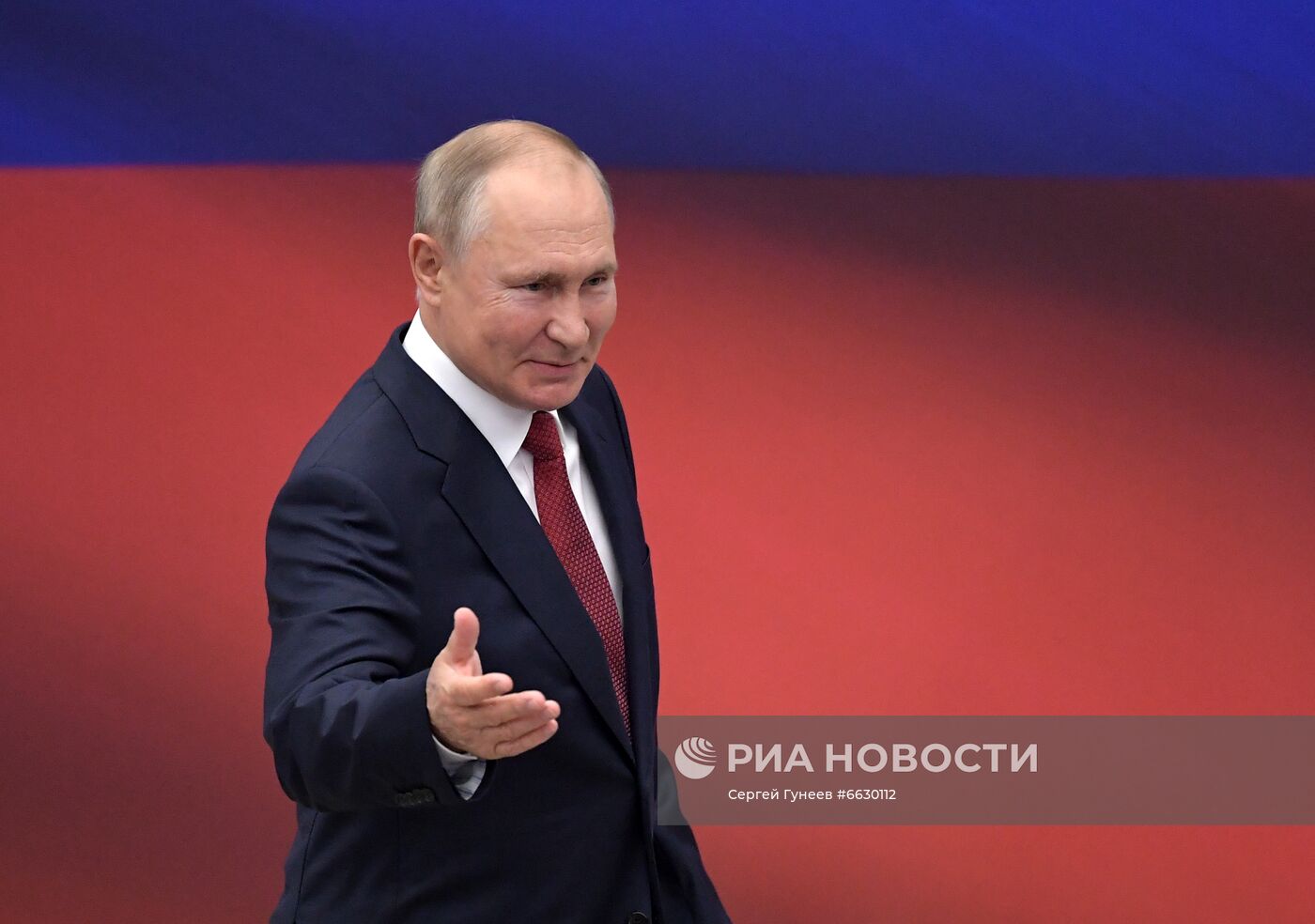 Встреча президента РФ В. Путина с представителями партии "Единая Россия"