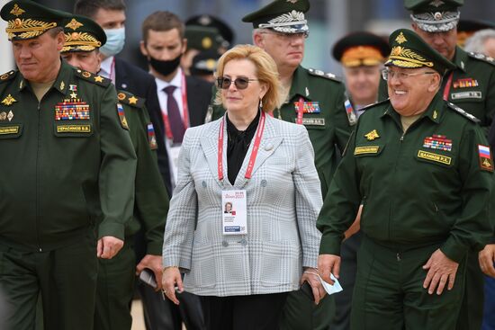 Открытие международного военно-технического форума "Армия-2021" военно-технического форума "Армия-2021"