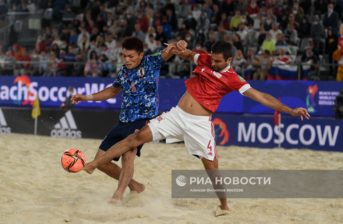 Пляжный футбол. ЧМ-2021. Матч Япония - Россия