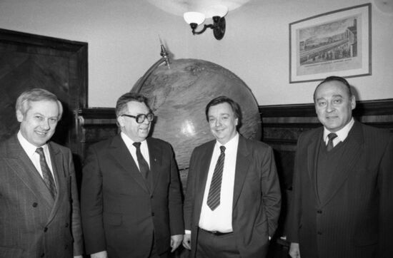 Визит министра транспорта Финляндии Пекка Веннамо в СССР