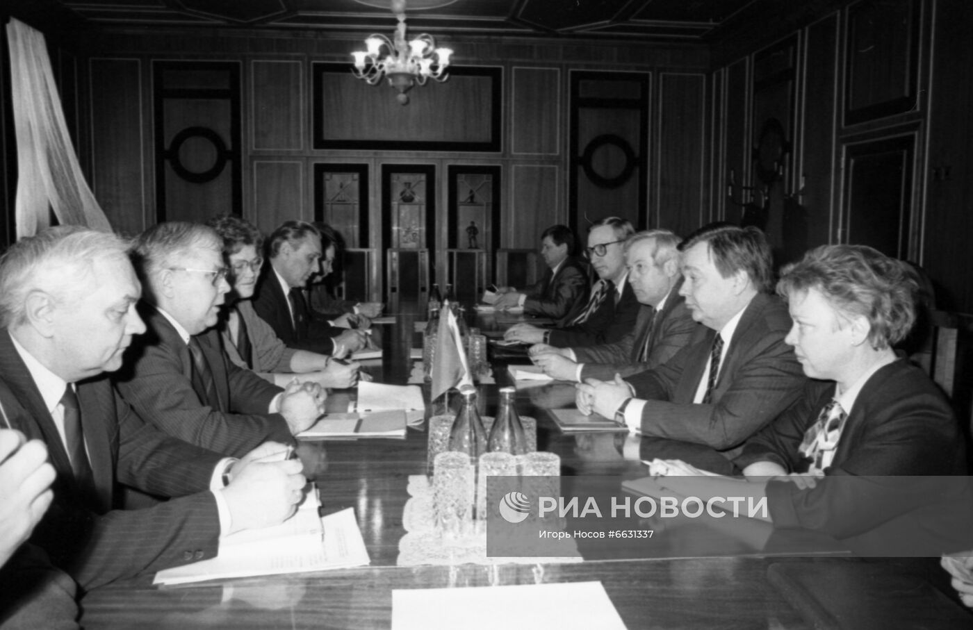 Визит министра транспорта Финляндии Пекка Веннамо в СССР