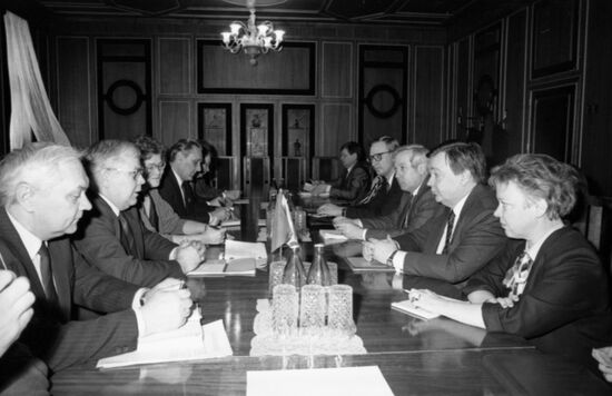 Визит министра транспорта Финляндии Пекка Веннамо в СССР